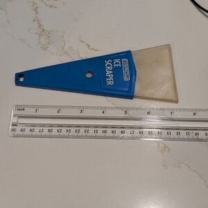 Osrow Vintage Blue Ice Scraper